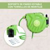 Carrete Para Manguera De Pp Pvc 47,5x15,5x35,5 Cm Outsunny. Verde