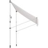 Toldo De Poliéster, Aluminio, Acero 200x150 Cm - Outsunny. Blanco