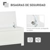 Casillero Para Almacenamiento De Ropa De Mdf Homcom 81x40x46cm-blanco