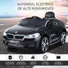 Coche Eléctrico Para Niño Con Control Remoto Batería 6v Negro Homcom