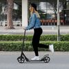 Patinete Plegable Scooter Homcom Aluminio Pp Pu, 94x38x105 Cm, Negro