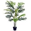 Planta Artificial Palmera De Pe Outsunny Ø18x150 Cm Verde