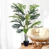 Planta Artificial Palmera De Pe Outsunny Ø18x150 Cm Verde