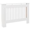 Cubre Para Radiador Diseño Moderno De Mdf Homcom 112x19x81cm - Blanco