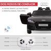 Coche Eléctrico Infantil Coche Eléctrico Audi Infantil Negro Homcom