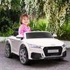 Coche Eléctrico Infantil Coche Eléctrico Audi Infantil Blanco Homcom