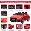 Coche Eléctrico Infantil Coche Eléctrico Audi Infantil Rojo Homcom