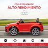 Coche Eléctrico Infantil Coche Eléctrico Audi Infantil Rojo Homcom