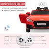 Coche Eléctrico Infantil Coche Eléctrico Audi Infantil Rojo Homcom