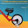 Bicicleta De Equilibrio Con Pedales Homcom Pp Metal, 85x36x54cm, Rojo