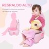 Inodoro Infantil Con Forma De Hipopótamo Rosa Homcom