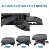 Reposapiés De Oficina Ajustable De Hips Homcom 45x34x10-16,5 Cm Negro