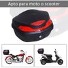 Baul Para Moto Con Llaves Homcom Pp 56,6x44x32cm 48l, Negro