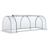 Invernadero Caseta De Pvc Acero 250x100x80 Cm-outsunny. Transparente