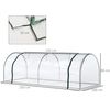 Invernadero Caseta De Pvc Acero 250x100x80 Cm-outsunny. Transparente