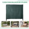 Funda Para Columpio De Tela Oxford 177x114x152 Cm - Outsunny. Verde