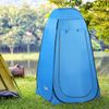 Carpa Vestidor Plegable Outsunny Poliéster Metal, 120x120x190cm, Azul