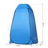 Carpa Vestidor Plegable Outsunny Poliéster Metal, 120x120x190cm, Azul