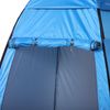 Carpa Vestidor Plegable Outsunny Poliéster Metal, 120x120x190cm, Azul