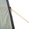 Carpa Vestidor Plegable Outsunny Poliéster Acero, 120x120x190cm,verde