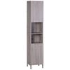 Mueble Auxiliar Alto De Baño De Mdf Kleankin 30x32x172,5 Cm - Madera