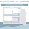 Mueble Bajo De Lavabo Para Baño De Mdf Kleankin 60x30x54 Cm - Blanco