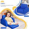 Sillón Para Niños De 3 Años Plegable De 2 Posiciones Azul Homcom