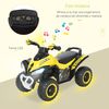 Quad Moto Correpasillo Para Niños 18-36 Meses Amarillo Homcom