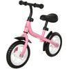 Bicicleta Sin Pedales Homcom Metal Plástico, 71x32x56 Cm, Rosa