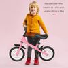 Bicicleta Sin Pedales Homcom Metal Plástico, 71x32x56 Cm, Rosa