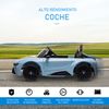 Coche Eléctrico Infantil Bmw I8 Con Música Mp3 Batería 6v Azul Homcom