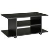 Mueble Para Televisión De Melamina De Madera Homcom 80x40x40 Cm-negro