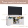 Armario Para Televisor De Melamina De Madera Homcom 105x40x52 Cm