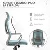 Silla De Oficina De Espuma Malla Vinsetto 64x55x116-126 Cm Azul