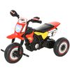 Moto Infantil Con 3 Ruedas Rojo Homcom