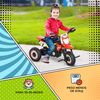 Moto Infantil Con 3 Ruedas Rojo Homcom