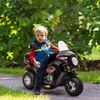 Moto Eléctrica Para Niños De 18-36 Meses Batería 6v Negro Homcom