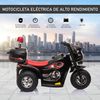 Moto Eléctrica Para Niños De 18-36 Meses Batería 6v Negro Homcom