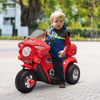 Moto Eléctrica Para Niños De 18-36 Meses Batería 6v Rojo Homcom