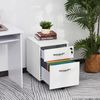 Gabinete De Archivos Móvil De Mdf Homcom 40x45,5x52,5 Cm - Blanco