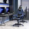 Silla Gaming De Espuma Plástico Abs Vinsetto 61x70x129 Cm-azul