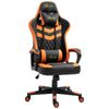 Silla Gaming De Espuma Pvc Abs Vinsetto 61x70x129cm - Naranja Y Negro