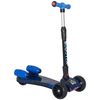 Scooter Plegable Ajustable Con Música Luces Azul Homcom