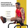 Barras Paralelas Musculación Dips Homocm Acero Pvc, 63x41x73cm, Negro