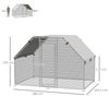 Gallinero De Metal Alambre Tela Oxford 280x193,5x195cm - Pawhut.plata