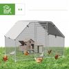 Gallinero De Metal Alambre Tela Oxford 280x193,5x195cm - Pawhut.plata