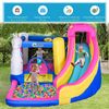 Castillo Hinchable Infantil Con Tobogán Y Piscina Multicolor Outsunny