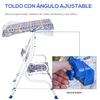 Columpio Infantil De Jardín De 2 Plazas Para +3 Años Azul Outsunny