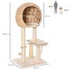 Árbol Para Gatos De Aglomerado De Madera 48x40x100cm - Pawhut. Beige