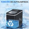 Máquina Para Hacer Hielo Con Pantalla Lcd Cocina Bar 90w 12kg Homcom